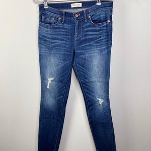 Madewell skinny skinny distressed jeans -30